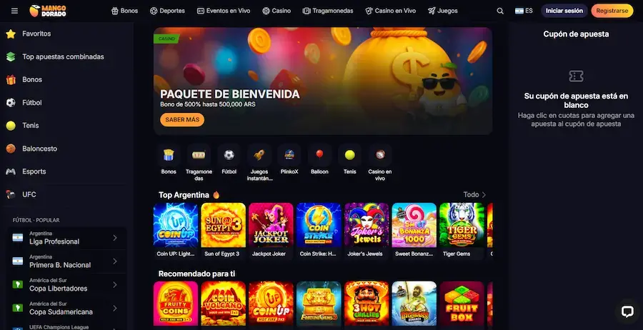 Mango Dorado Casino en Argentina image 1